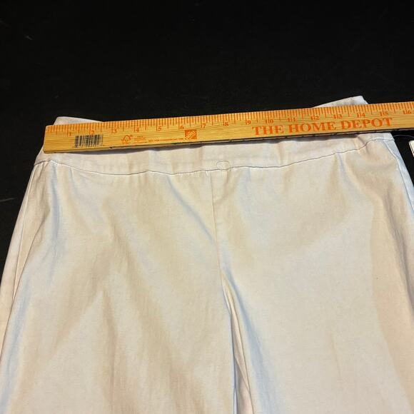 NWT Tribal Flatten It White Pull-On Pants Size 8 Made in Canada Slim Fit - Picture 6 of 7